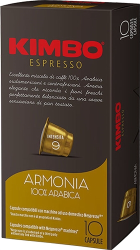 Compatibles Nespresso Kimbo Armonia par 10