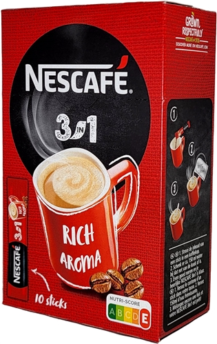 CS [BB: 08/31/2023] Nescafe 3 in 1 Rich Aroma Instant Coffee in Single  Serve Pack 10 x 16.5g